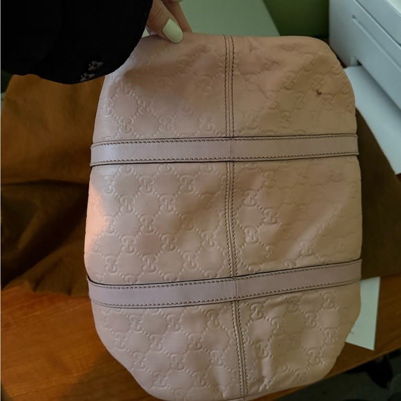 Designer Embossed Leather GUCCI Boston joy bag - Picture 9 of 16